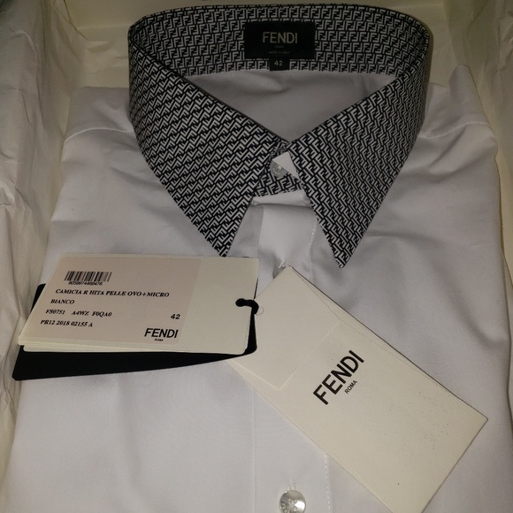 fendi button shirt